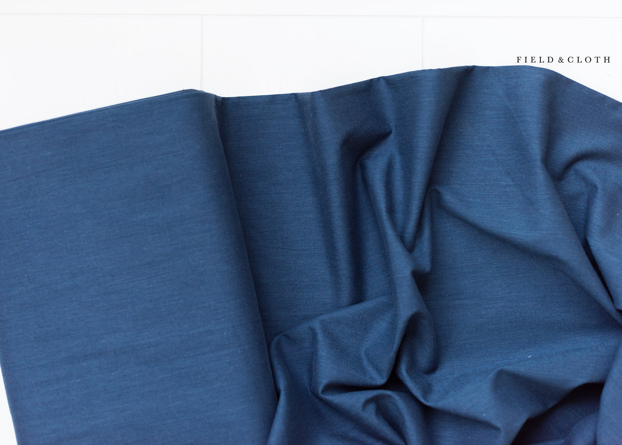 Cirrus Solid - Organic Cotton in Ocean