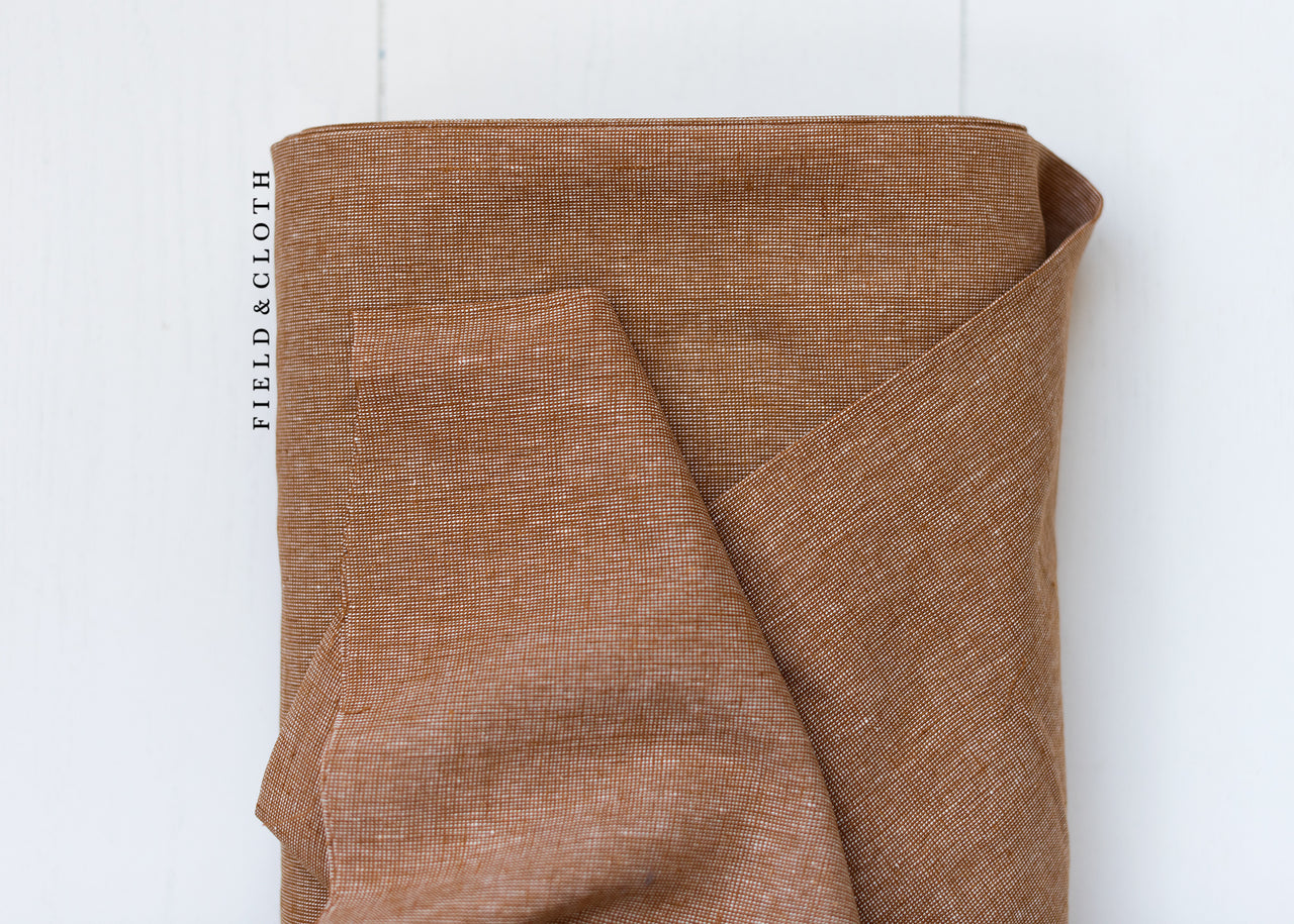 Essex Yarn Dyed Homespun in Roasted Pecan