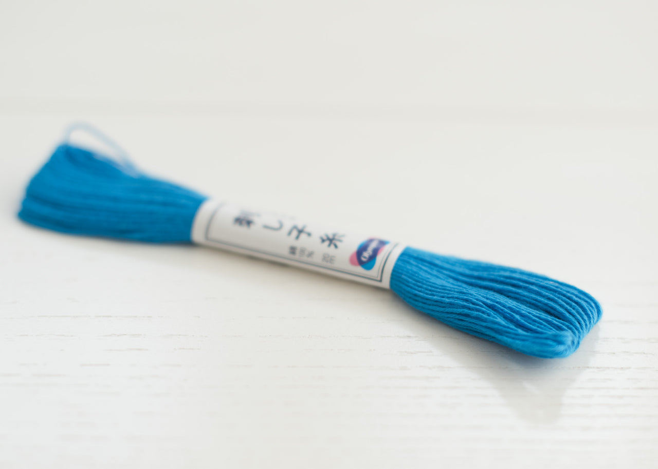 Sashiko Thread - Cyan Blue 27