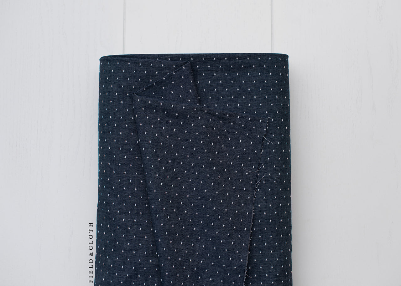 Chambray Union - Dots in Indigo