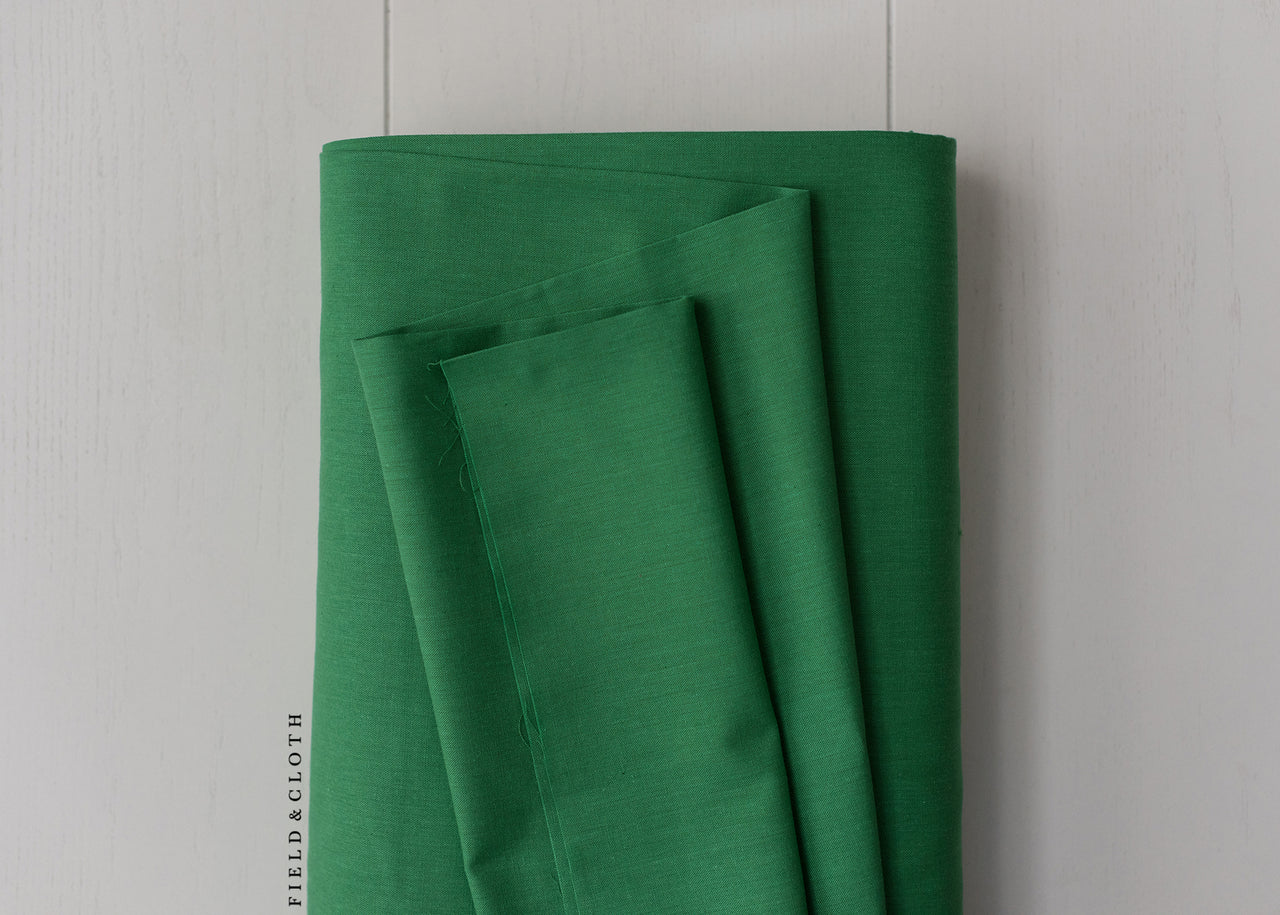 Cirrus Solid - Organic Cotton in Shamrock