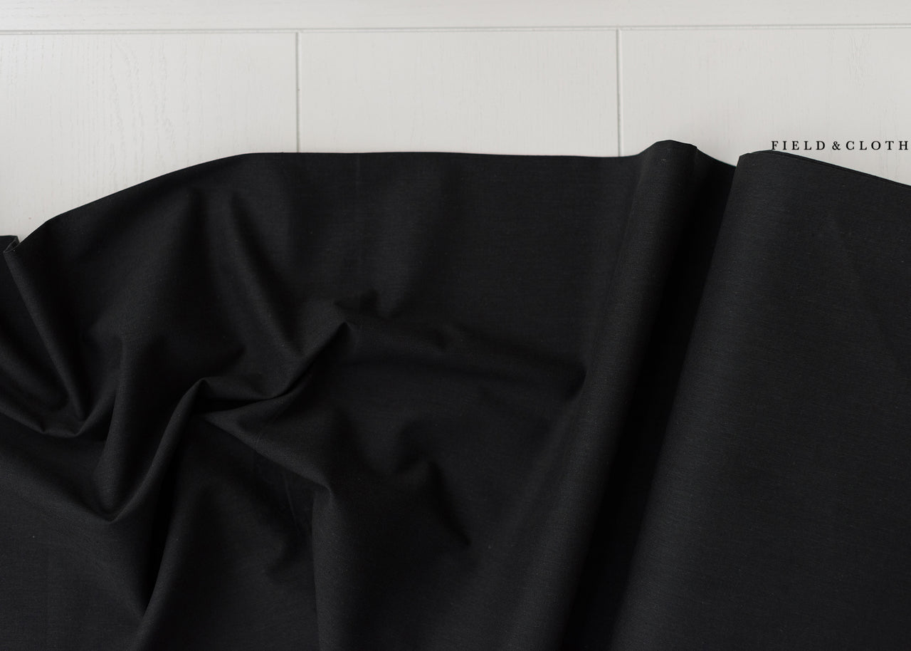 Cirrus Solid - Organic Cotton in Midnight