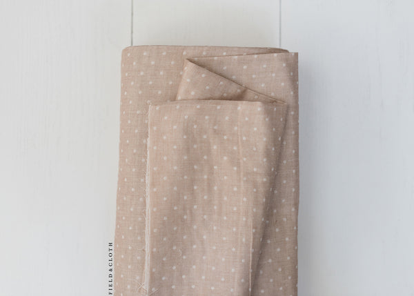 Kokochi - Double Gauze Dots in Beige