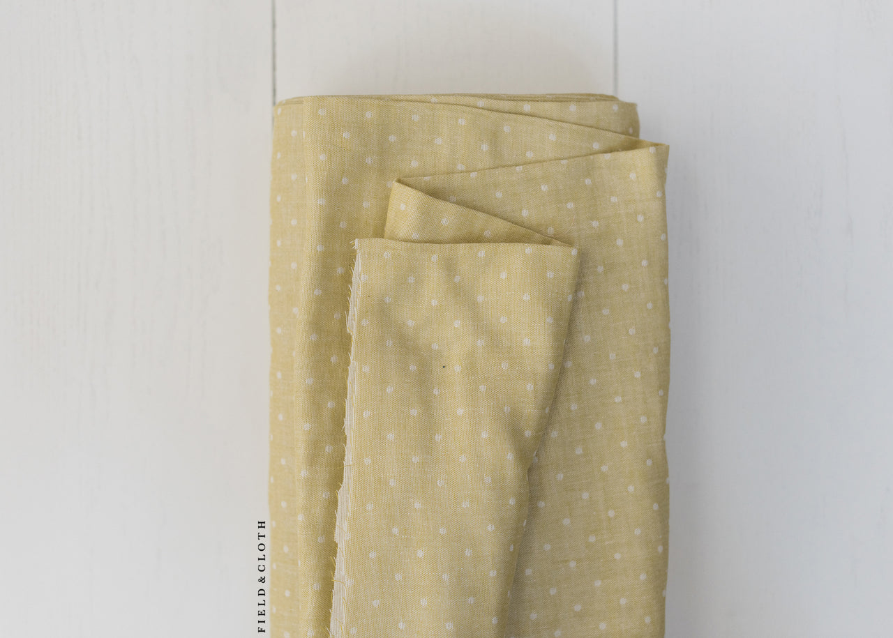 Kokochi - Double Gauze Dots in Yellow