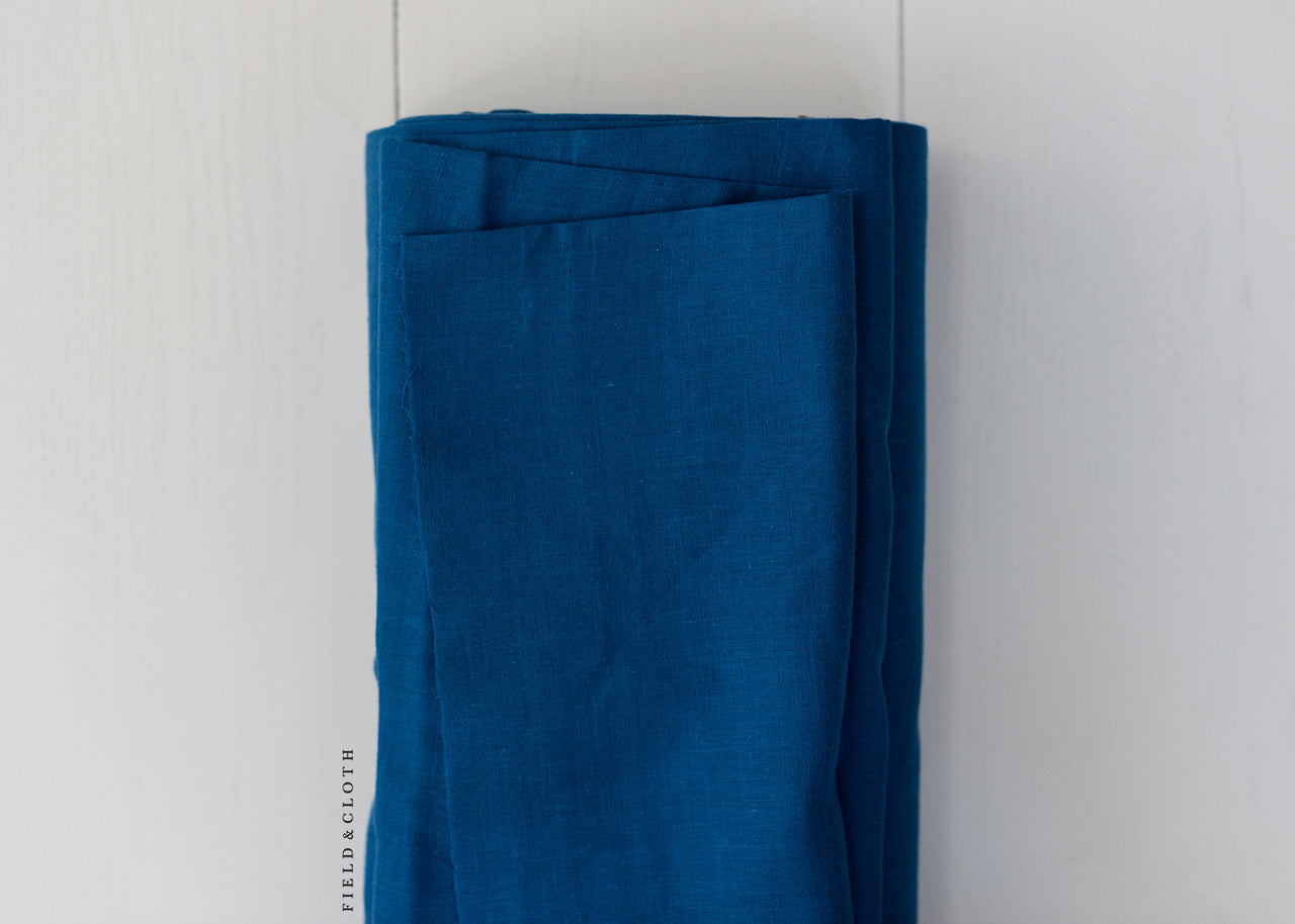 W by Kokka - Double Gauze Solid in Blue
