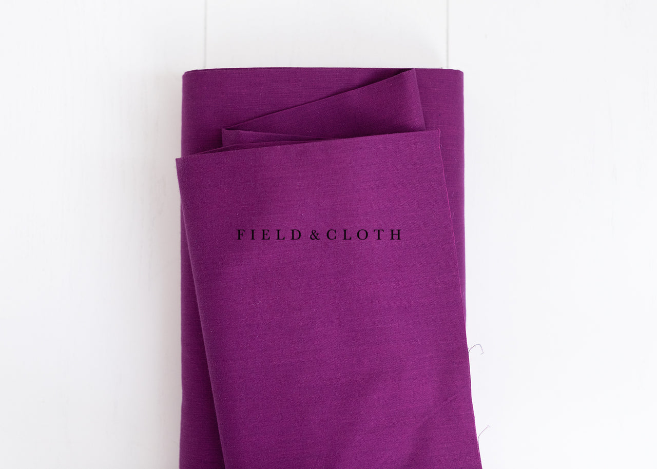 Cirrus Solid - Organic Cotton in Iris