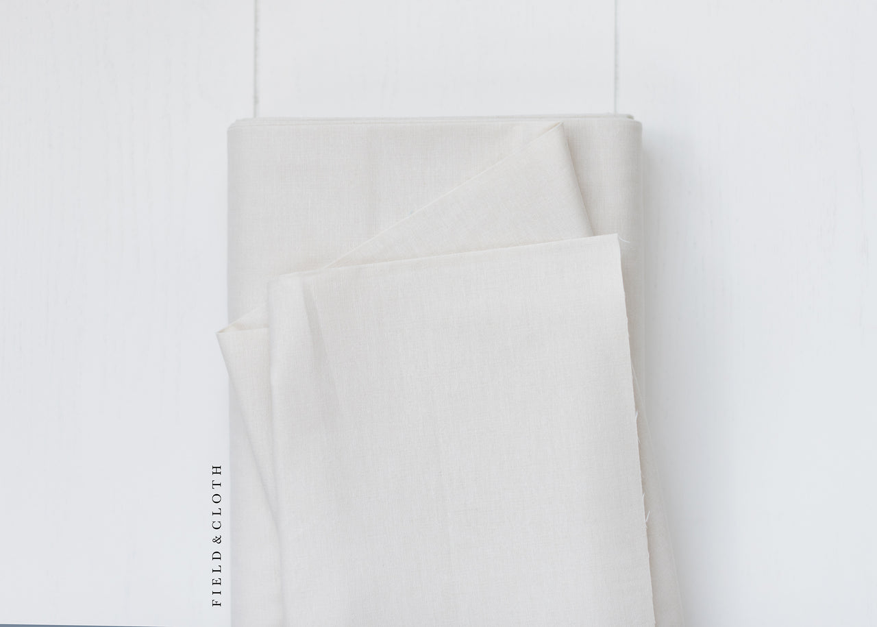 Cirrus Solid - Organic Cotton in Ivory (off white)