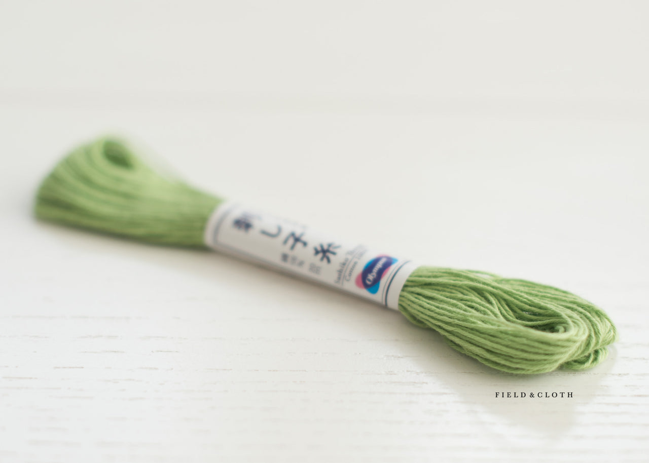 Sashiko Thread - Apple Green 06